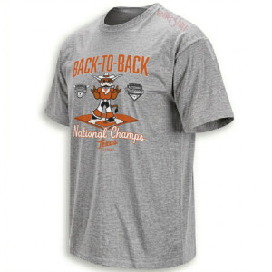BACK TO BACK NATIONAL CHAMPS SHIRT – Texas Longhorns Softball Tee G
