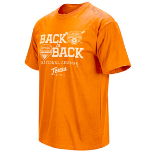 BACK TO BACK NATIONAL CHAMPS SHIRT – Texas Longhorns Softball Tee1