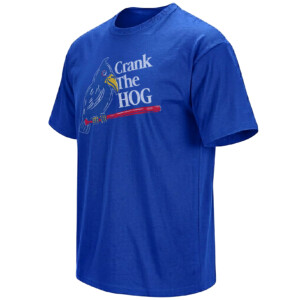 CRANK THE HOG SHIRT – Kansas Jayhawks Baseball Rally Tee
