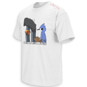 DUDE BENSON’S GONNA KILL US SHIRT – Regular Show Dark Meme Tee W