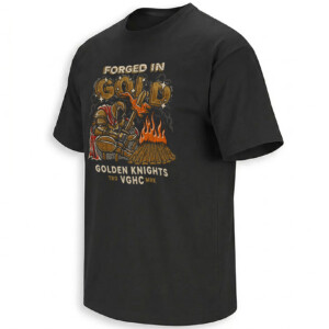 FORGED IN GOLD SHIRT – Vegas Golden Knights 2026 Stanley Cup Final Playoff Armor Tee