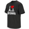 I LOVE A.J. BROWN SHIRT – New England Patriots Fan Tee