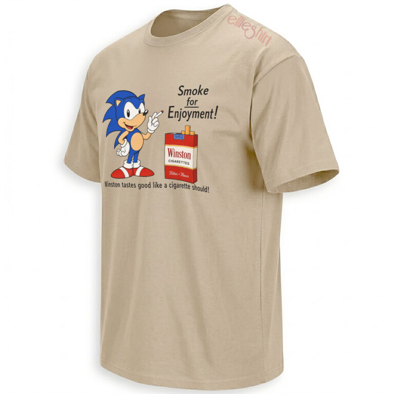 Sonic Winston Shirt Smoke For Enjoyment Sand Beige Edition