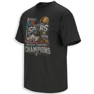 SPURS WESTERN CONFERENCE CHAMPIONS SHIRT – San Antonio 2026 NBA Finals Roster Tee 1
