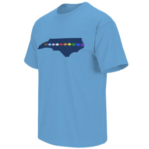 TAR HEELS ARE FOR EVERYONE SHIRT – North Carolina Pride Argyle Tee