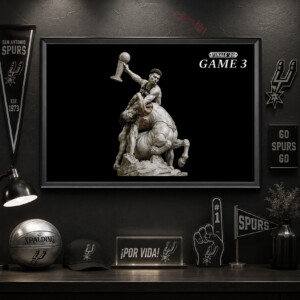 WEMBY SHOVES BRUNSON POSTER – Hercules and Nessus Finals Wall Art2