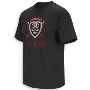 YESTERDAY IS DEAD SHIRT – Oklahoma Sooners Baseball Skull Tee