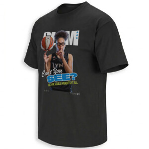 CAN’T YOU SEE SHIRT – Olivia Miles Minnesota Lynx SLAM Cover Tee B