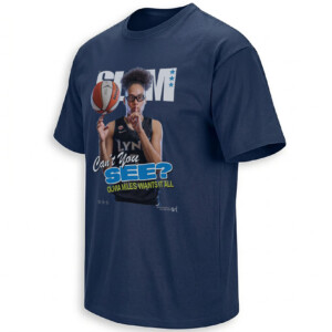 CAN’T YOU SEE SHIRT – Olivia Miles Minnesota Lynx SLAM Cover Tee N