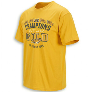CHAMPIONS WEAR GOLD SHIRT – Montana State Bobcats Gold Rush 2026