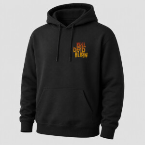 EVIL DEAD BURN HOODIE – Viral Horror Movie Staff Logo Tee F