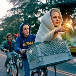 01 STRAIGHT OUTTA INDIANA SHIRT – Caitlin Clark & Sophie Cunningham E.T. Meme Tee2