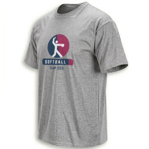 RADIATING VICTORY SHIRT – Team USA Softball Batter Logo Tee G