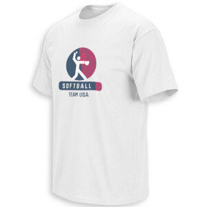RADIATING VICTORY SHIRT – Team USA Softball Batter Logo Tee W