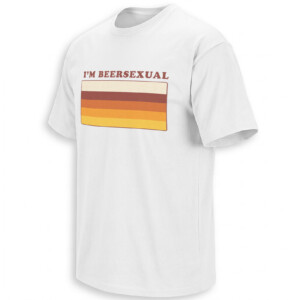 I’M BEERSEXUAL FLAG SHIRT Funny Beer Drinking Pride Design W