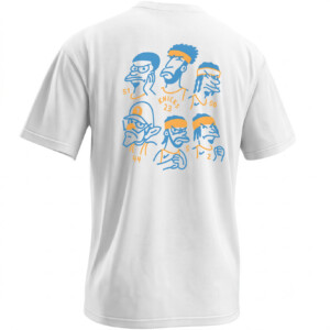 KNICKS CARTOON ROSTER SHIRT – New York 2026 Front And Back Tee B