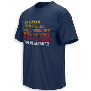 YORD LIST SHIRT – Yordan Alvarez Houston Astros Wordplay Baseball Tee