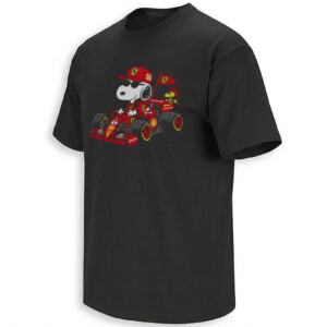 SNOOPY FERRARI F1 SHIRT – Snoopy And Woodstock Formula Racing Tee