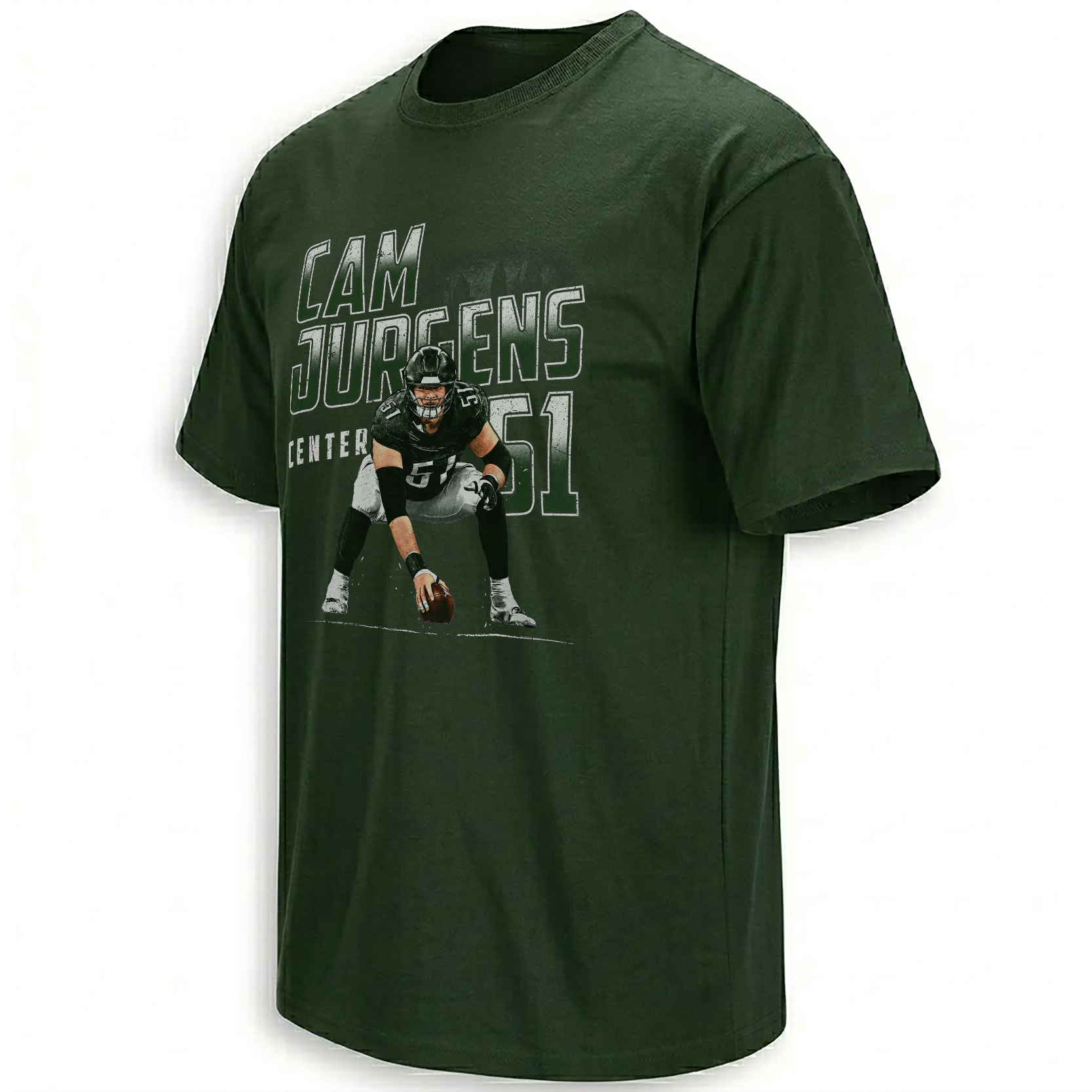 CAM JURGENS SHIRT – Philadelphia Eagles Center 51 Graphic Tee FG CAM JURGENS SHIRT – Philadelphia Eagles Center 51 Graphic Tee FG