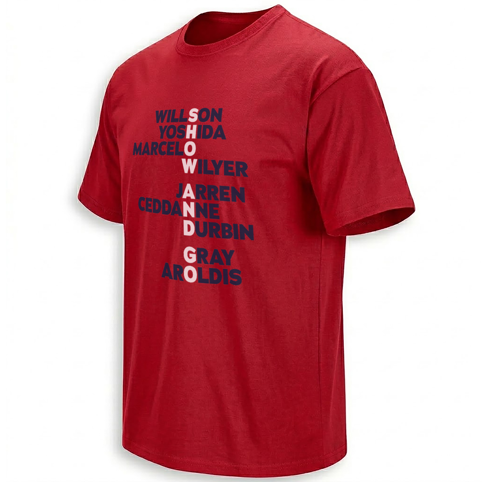SHOW AND GO SHIRT – Boston Red Sox 2026 Roster Names Tee SHOW AND GO SHIRT – Boston Red Sox 2026 Roster Names Tee