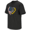 AMERICAN SOFTBALL HEART SHIRT – USA Flag Stitch Ball Tee B
