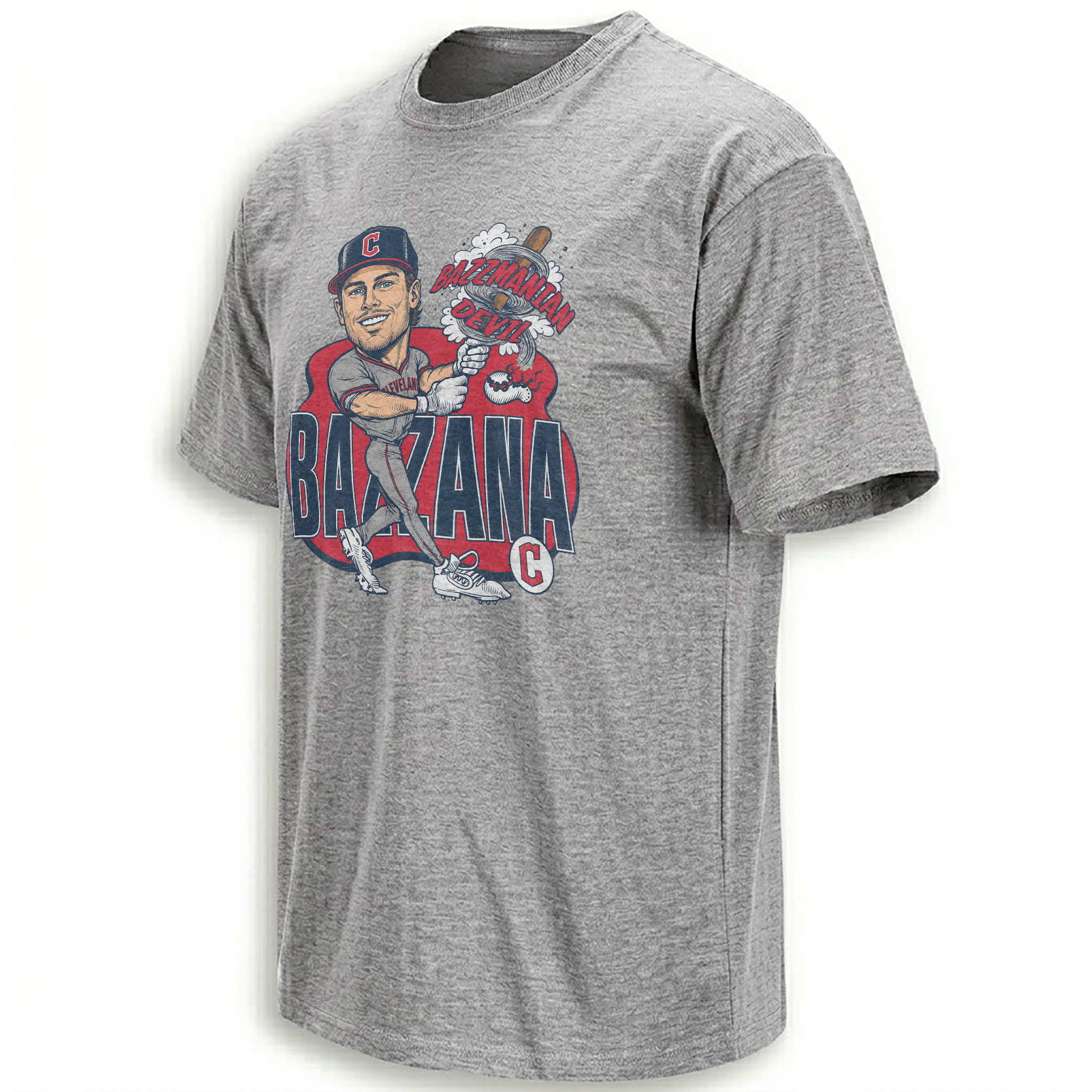 BAZZMANIAN DEVIL SHIRT – Travis Bazzana Cleveland Guardians Tee BAZZMANIAN DEVIL SHIRT – Travis Bazzana Cleveland Guardians Tee