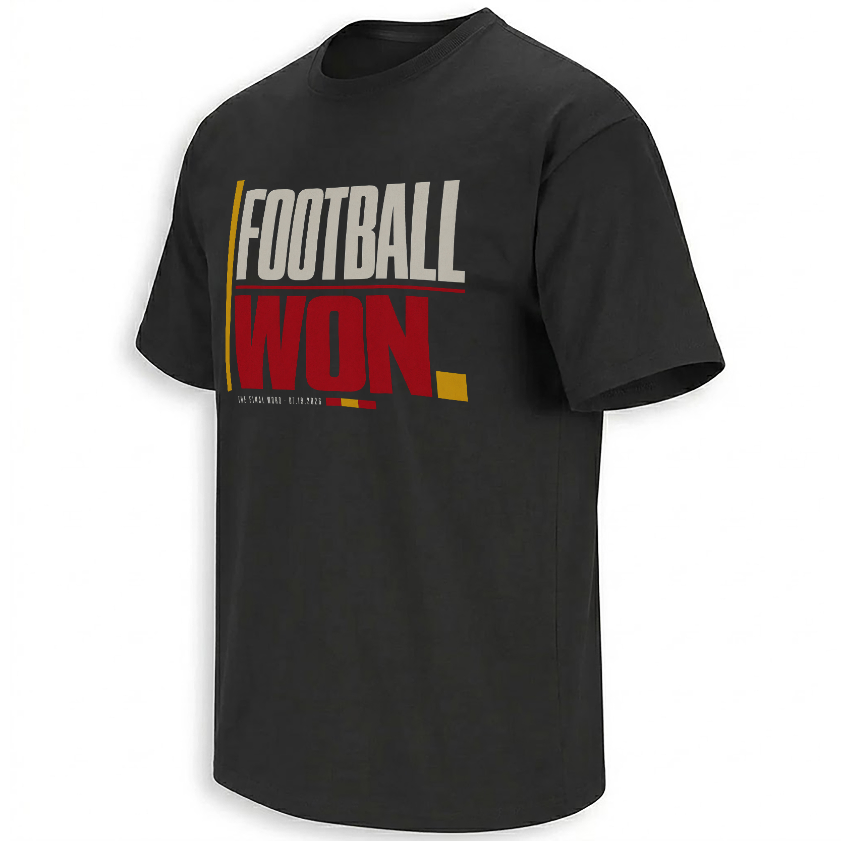 FOOTBALL WON SHIRT – Spain 2026 World Cup Champions Final Word Tee FOOTBALL WON SHIRT – Spain 2026 World Cup Champions Final Word Tee