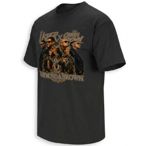 USHER X CHRIS BROWN SHIRT – Raymond & Brown R&B Tour 2026 Vintage Concert Tee B