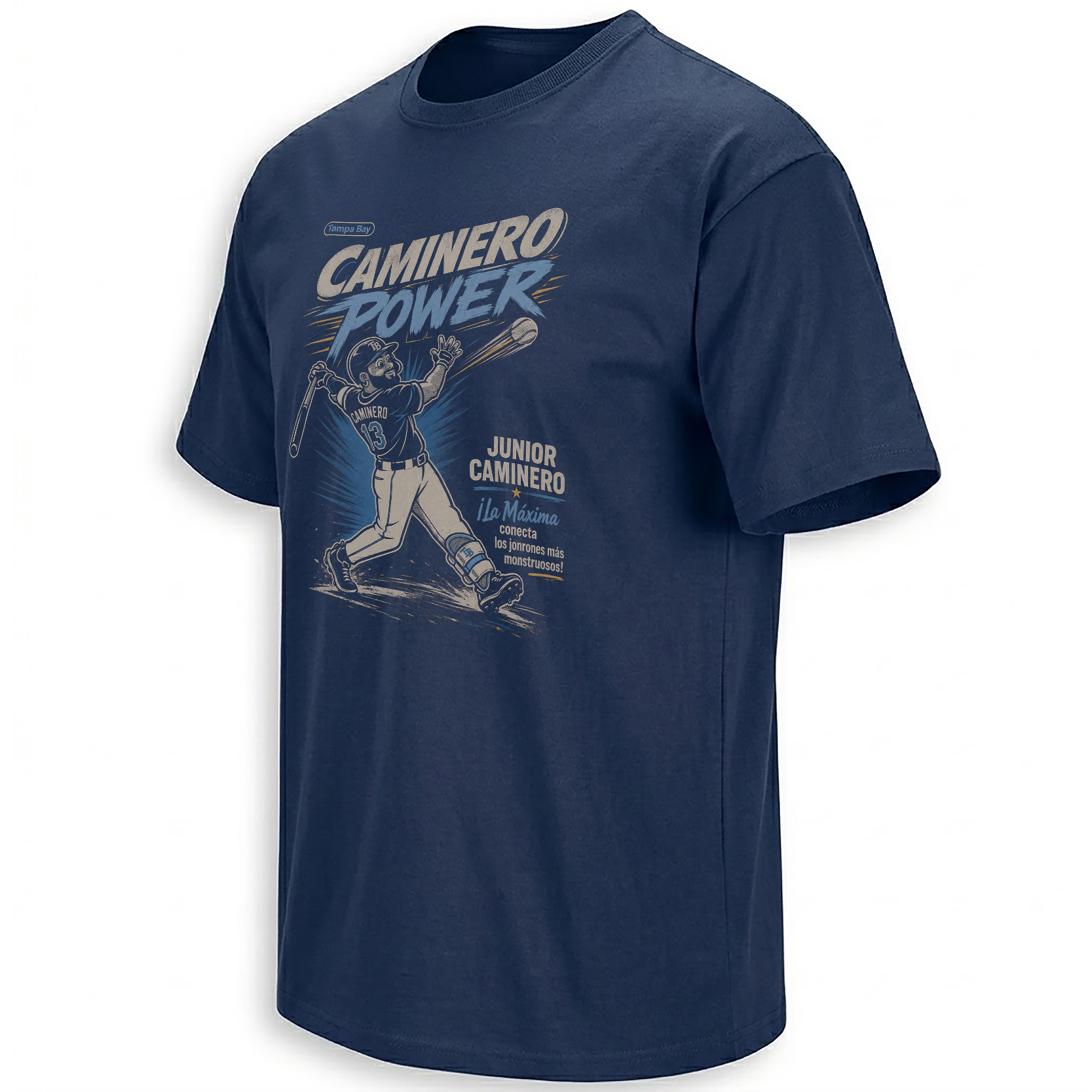 CAMINERO POWER SHIRT – Junior Caminero Tampa Bay Rays Home Run Tee CAMINERO POWER SHIRT – Junior Caminero Tampa Bay Rays Home Run Tee