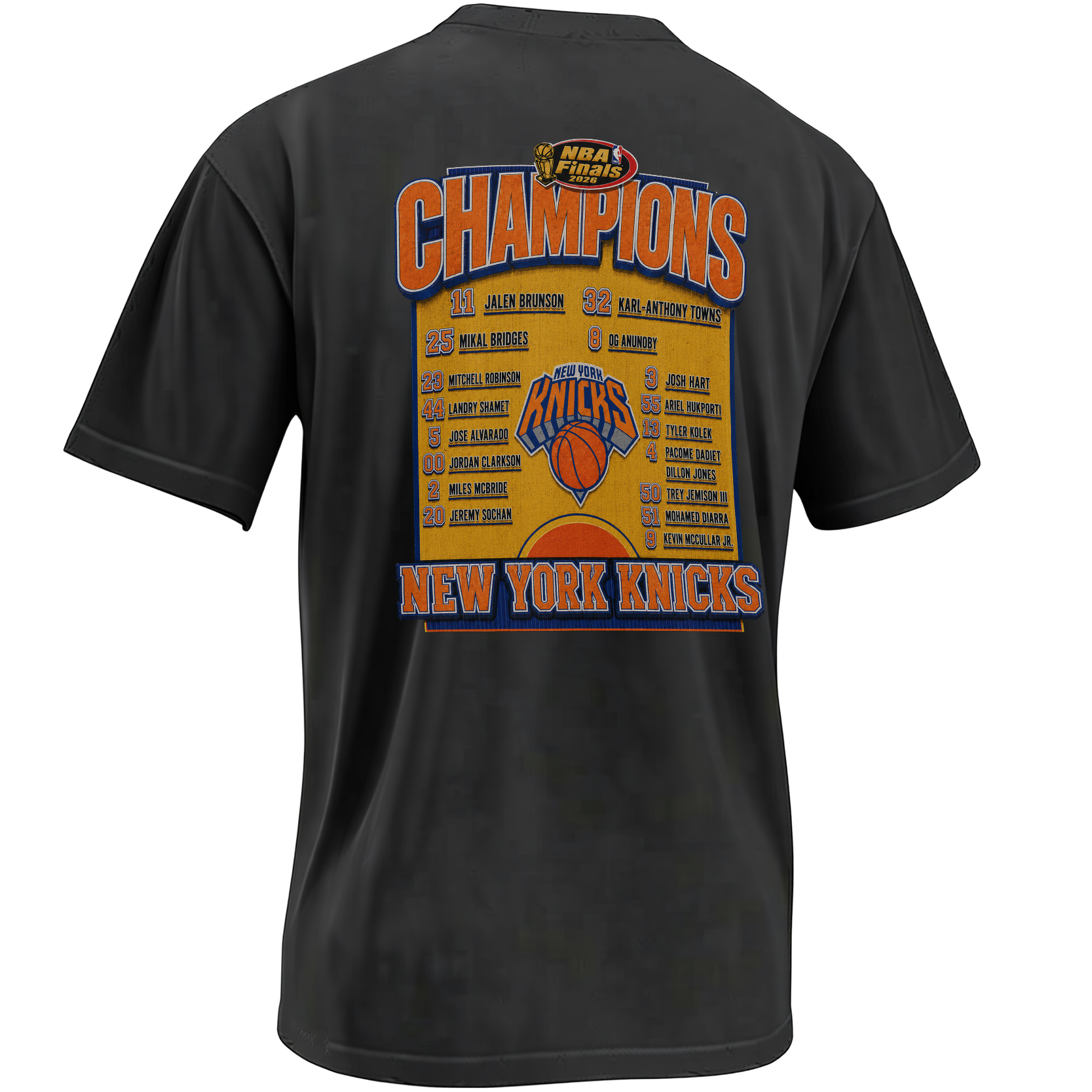 GOLDEN APPLE CHAMPIONS SHIRT – Knicks 2026 NBA Finals Roster Tee B GOLDEN APPLE CHAMPIONS SHIRT – Knicks 2026 NBA Finals Roster Tee B