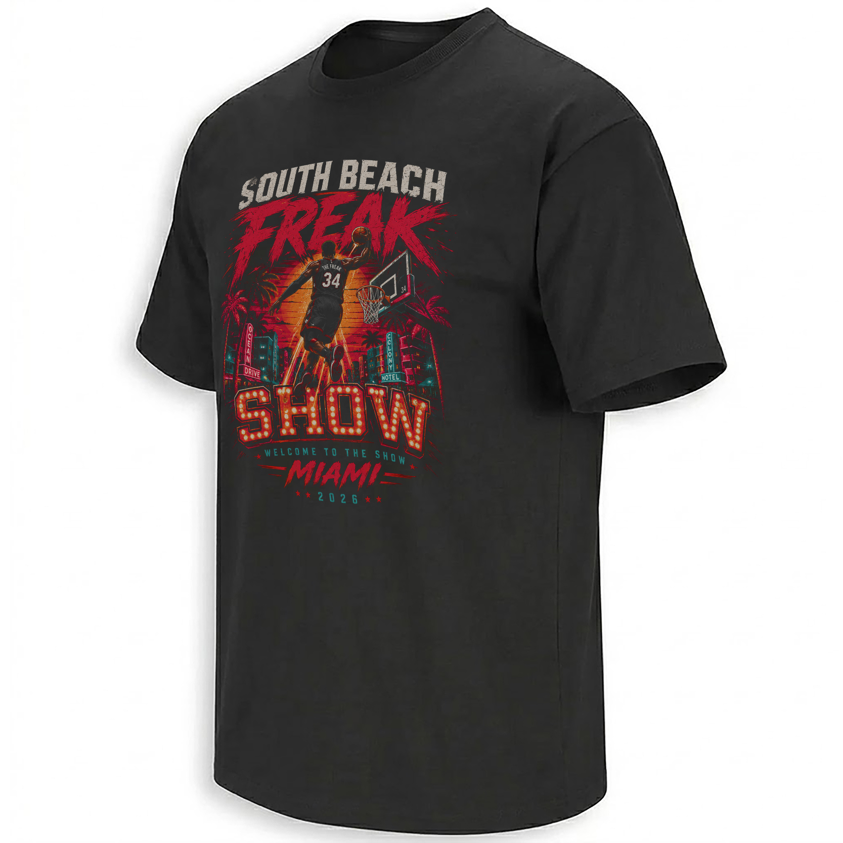 South Beach Freak Show Shirt Giannis Miami Heat showtime tee