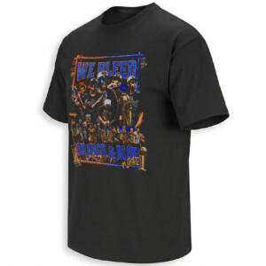 WE BLEED ORANGE & BLUE SHIRT – Knicks 2026 Champions Collage Tee