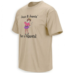 JUNIE B. JONESIN’ SHIRT – For A Cigarette Dark Childhood Meme Tee S