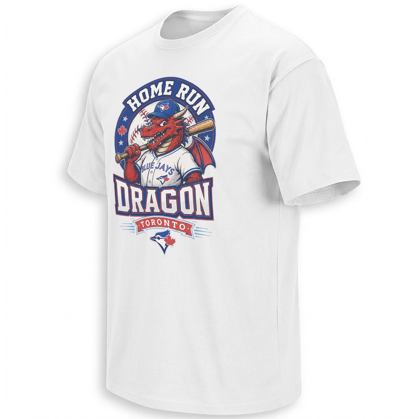 10-HOME RUN DRAGON SHIRT – Toronto Blue Jays Royal Blue Mascot Tee W 10 HOME RUN DRAGON SHIRT – Toronto Blue Jays Royal Blue Mascot Tee W