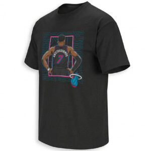 GIANNIS ANTETOKOUNMPO SHIRT – Miami Heat No. 7 Arrival Graphic Tee