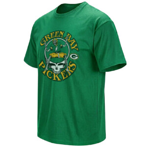 GREEN BAY PICKERS SHIRT – Grateful Dead Inspired Packers Skull Tee