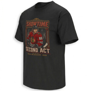 SHOWTIME SECOND ACT SHIRT – Patrick Kane No. 88 Back in Chicago 2026 Tee