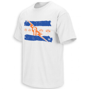 KNICKS X WWE BEST IN THE WORLD SHIRT – CM Punk Lightning Fist Basketball Tee