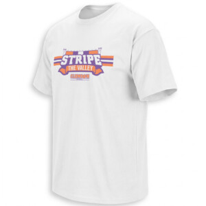 13 STRIPE THE VALLEY SHIRT – Clemson Tigers Football Gameday Tee W