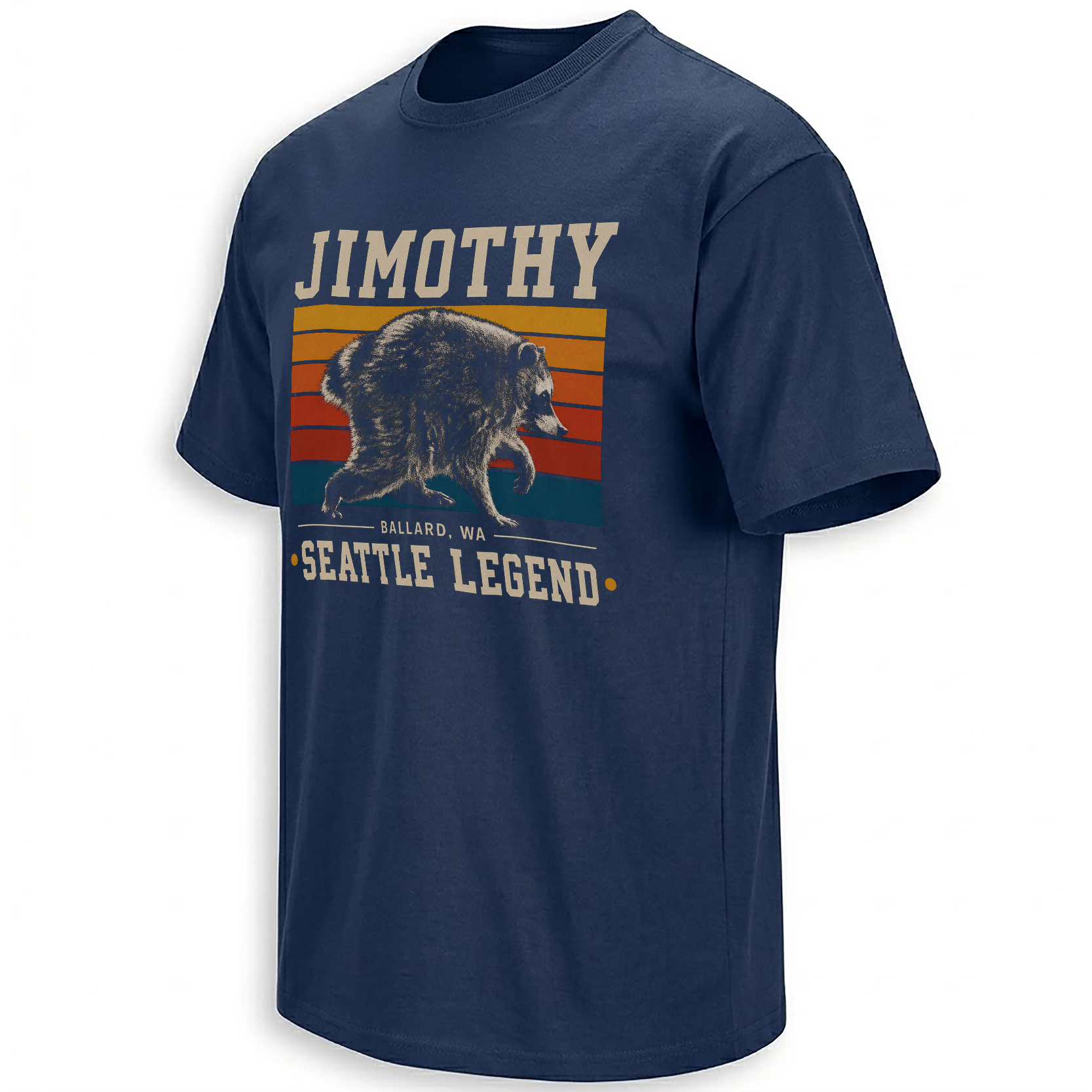 14-JIMOTHY SHIRT – Ballard Raccoon Seattle Legend Vintage Tee N 14 JIMOTHY SHIRT – Ballard Raccoon Seattle Legend Vintage Tee N