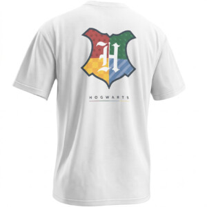 15 HARRY POTTER YANKEES HOGWARTS CREST SHIRT New York Baseball Front Back Tee B