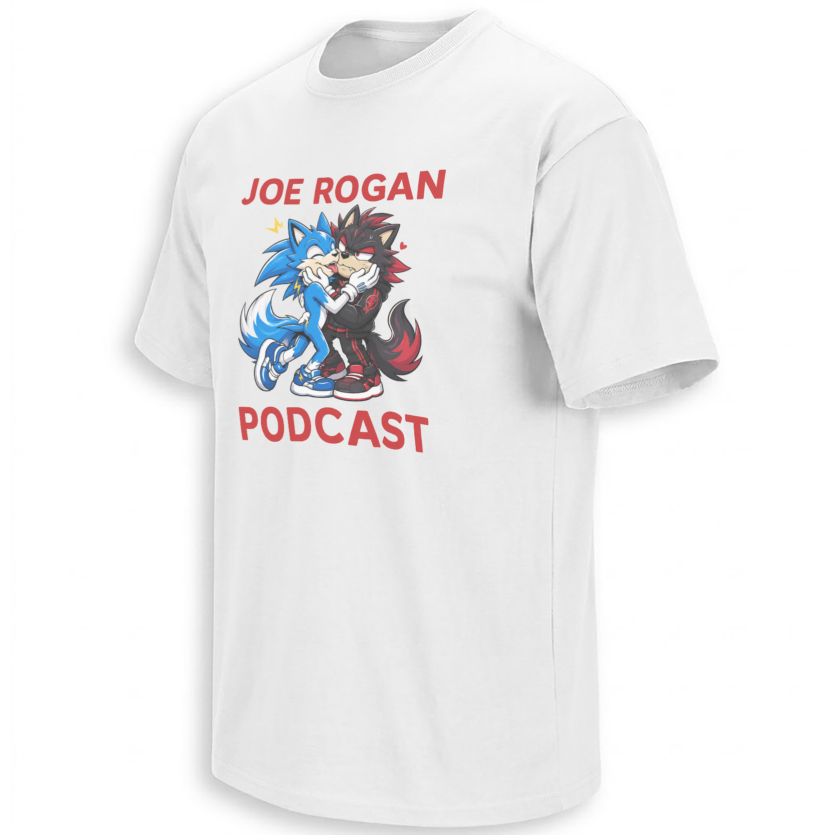 JOE ROGAN PODCAST SHIRT – Sonic & Shadow Kiss Meme Tee JOE ROGAN PODCAST SHIRT – Sonic & Shadow Kiss Meme Tee