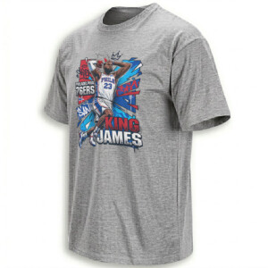 KING JAMES SHIRT LeBron James No. 23 Dunk – Philadelphia 76ers G