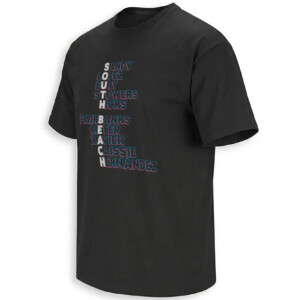 SOUTH BEACH SHIRT – Miami Marlins 2026 Player Name Stack Tee