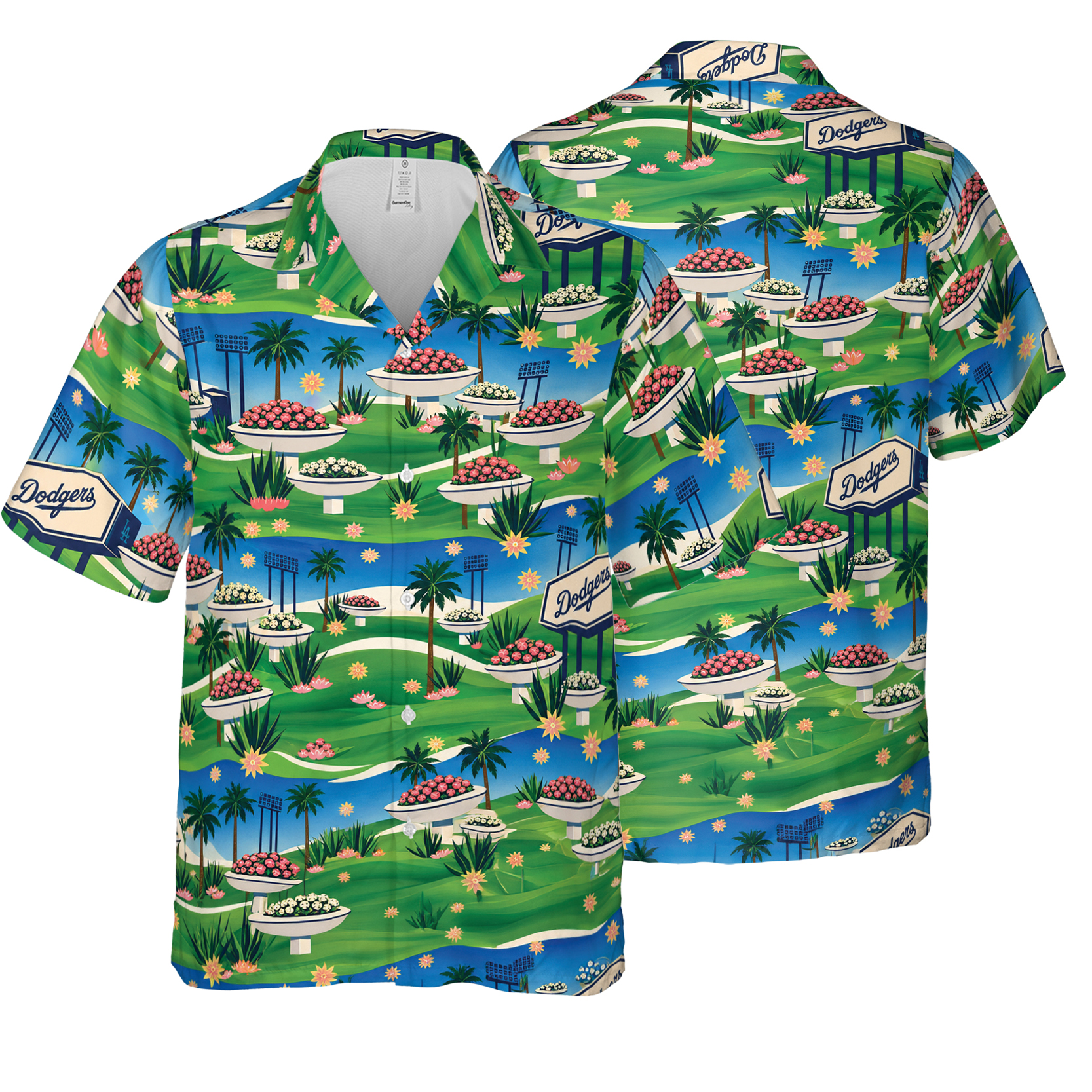 DODGERS HAWAIIAN SHIRT NIGHT SHIRT – Los Angeles Tropical Stadium Button-Up DODGERS HAWAIIAN SHIRT NIGHT SHIRT – Los Angeles Tropical Stadium Button Up