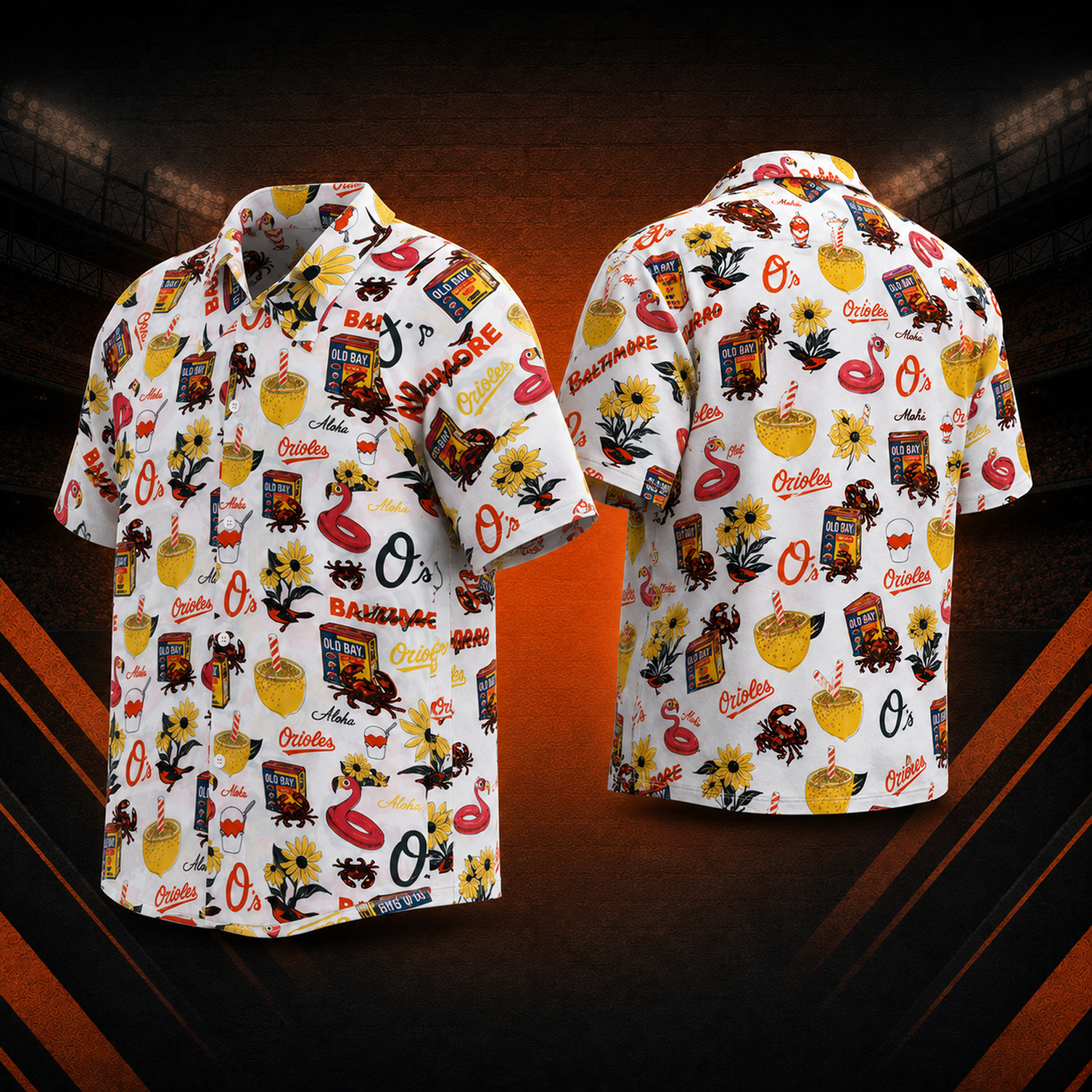 Birdland Hawaiian Shirt 2026 Baltimore Orioles Old Bay Camden Yards design