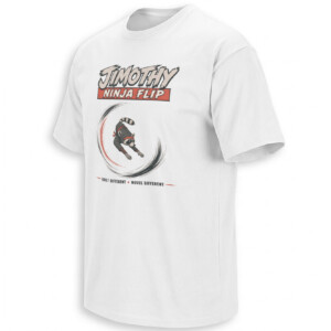 JIMOTHY NINJA FLIP SHIRT Built Different Moves Different – Viral Seattle Raccoon W