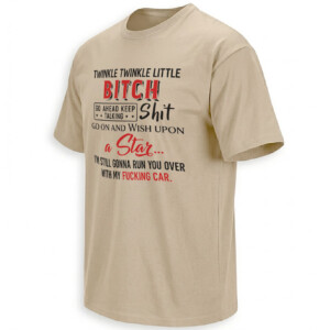 TWINKLE TWINKLE LITTLE BITCH SHIRT – Go Ahead Keep Talking Shit Sarcastic Tee S