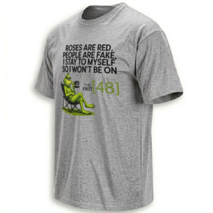 ROSES ARE RED PEOPLE ARE FAKE SHIRT – The First 48 Funny Introvert Tee G