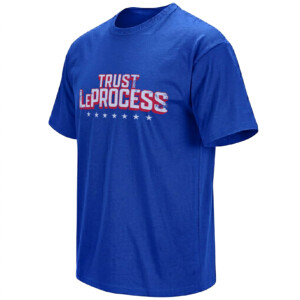 TRUST LEPROCESS SHIRT – LeBron James Philadelphia 76ers Arrival Tee